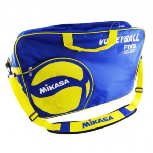 Bolso Mikasa Azul Amarillo 6 Balones Voleibol V200W